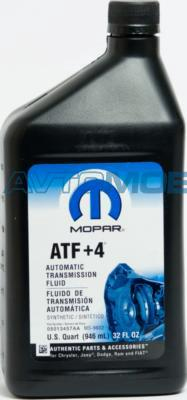 Масло трансмиссионное Chrysler ATF Plus 4 (1L) 05013457AA Chrysler (фото №1)