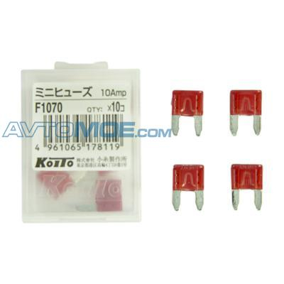 Предохранители Koito 10А мини F1070 Koito (фото №1)