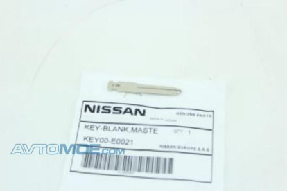 Ключ зажигания (заготовка) KEY00E0021 Nissan (фото №1)
