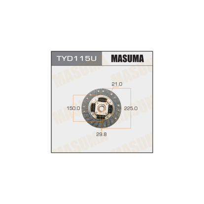 Диск сцепления TYD115U Masuma (фото №1)