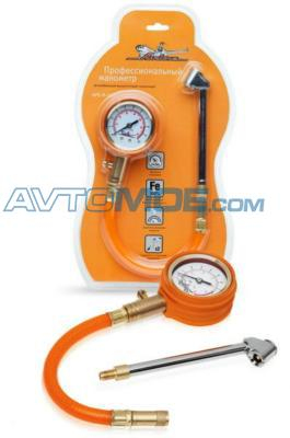 Манометр для шин 10ат APRM03 AirLine (фото №1)