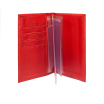 Обложка для автодокументов+визитки (флоттер красный) AMDC0020 AVTOMOE (мини-фото №2)