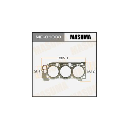 Прокладка ГБЦ MD01033 Masuma (фото №1)