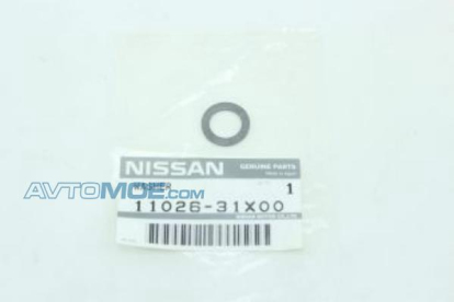 Прокладка сливной пробки поддона картера КПП 1102631X00 Nissan (фото №1)