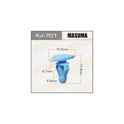 Клипса крепежная №160 KJ701 Masuma (фото №1)